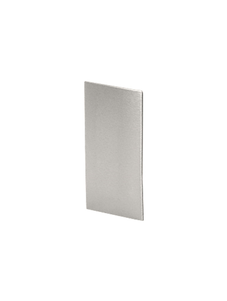 EC42524X2XXPS (Shoe Base) Polished Stainless End Cap for Standard Square Base Shoe 