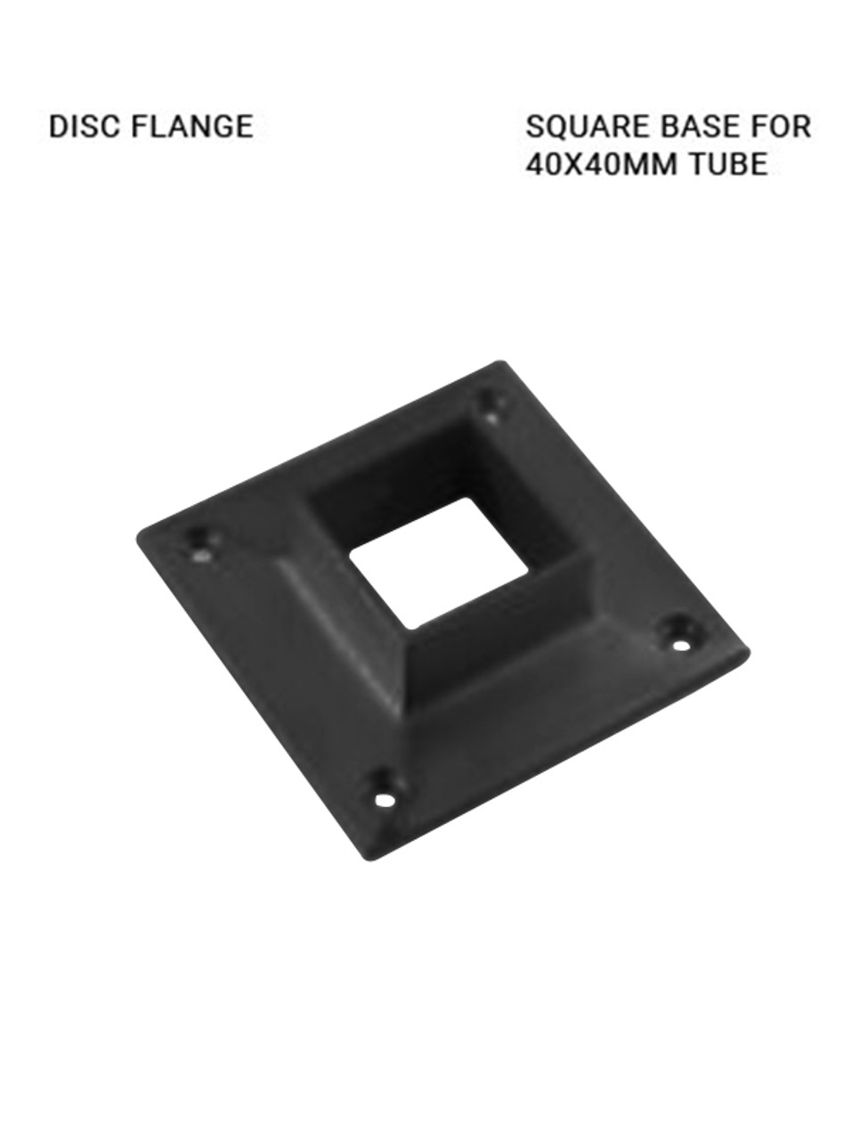  DF6655810040SNS - BL SQUARE BASE FLANGE IN SS316