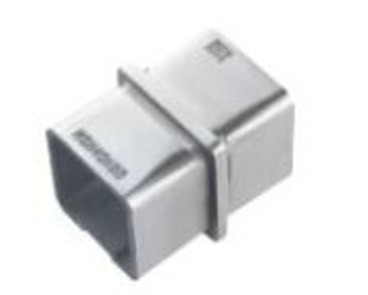 EB44020LBL | SQUARE STRAIGHT CONNECTOR SS316