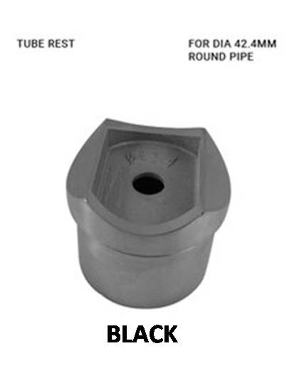 TR64524242EBS - BL Tube Rest For 42.4 Dia 2mm Thick Round Pipe