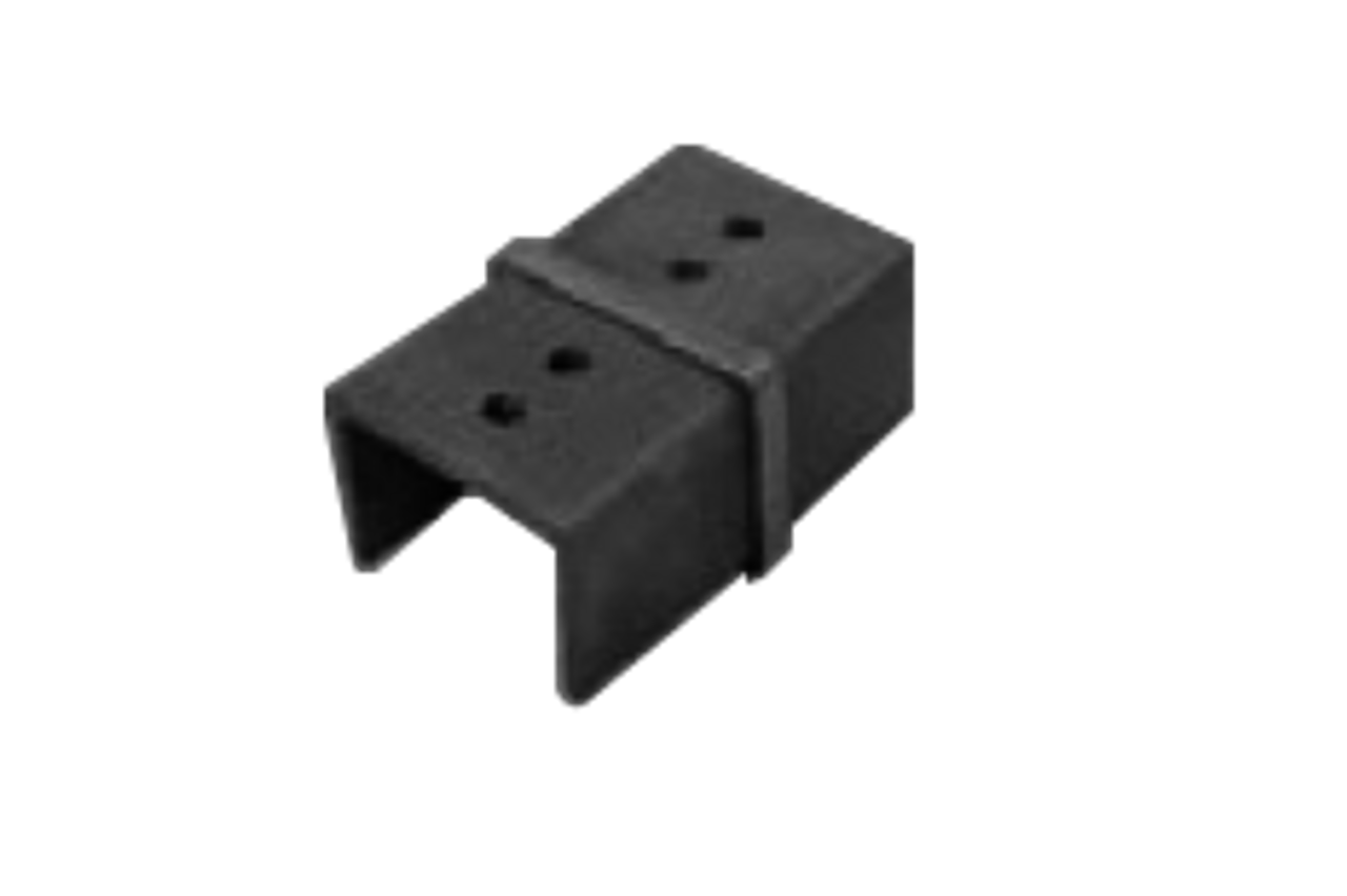 EB52521S180LBS - BL ELBOW LINEAR CONNECTOR FOR SLOTTED HANDRAIL IN SS 2205 FOR 25 X 21 MM 