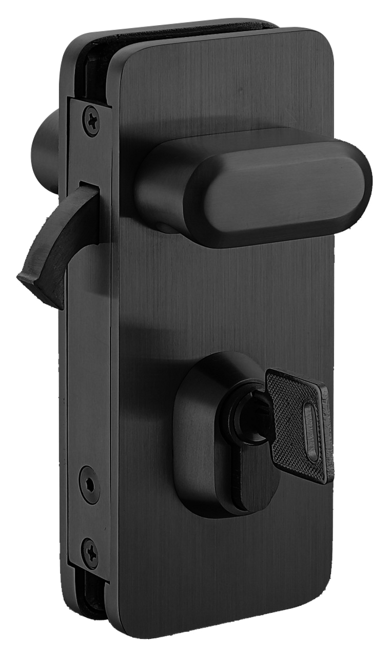 GDL860BSLBL | Pivot Sliding Door Lock with Handle Knob
