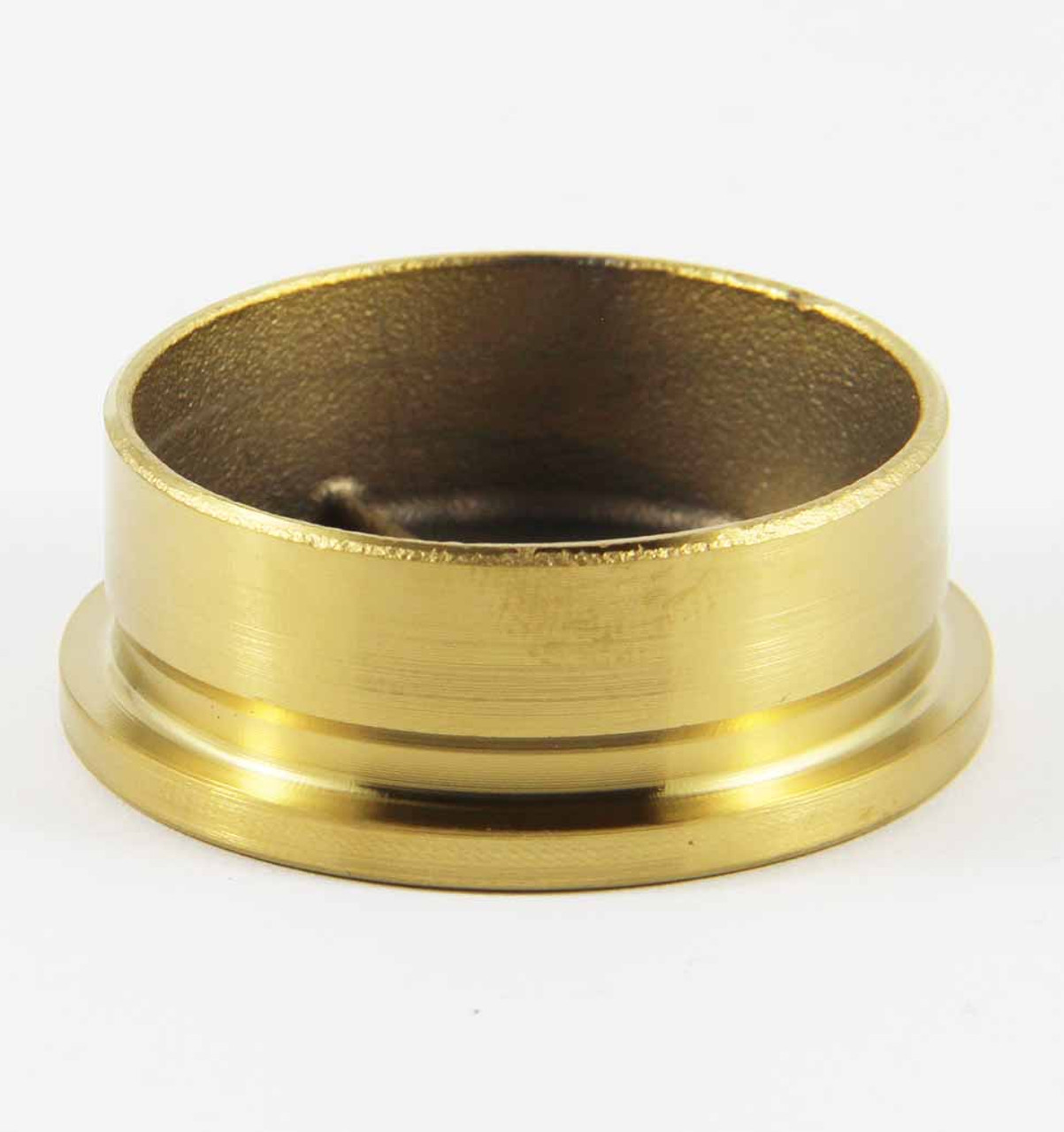 EC642H00BG |  END CAP ROUND FLAT SS 316 FOR 42.4 MM DIA PIPE & 2.0 MM THICK PIPE IN BRUSH GOLD FINISH