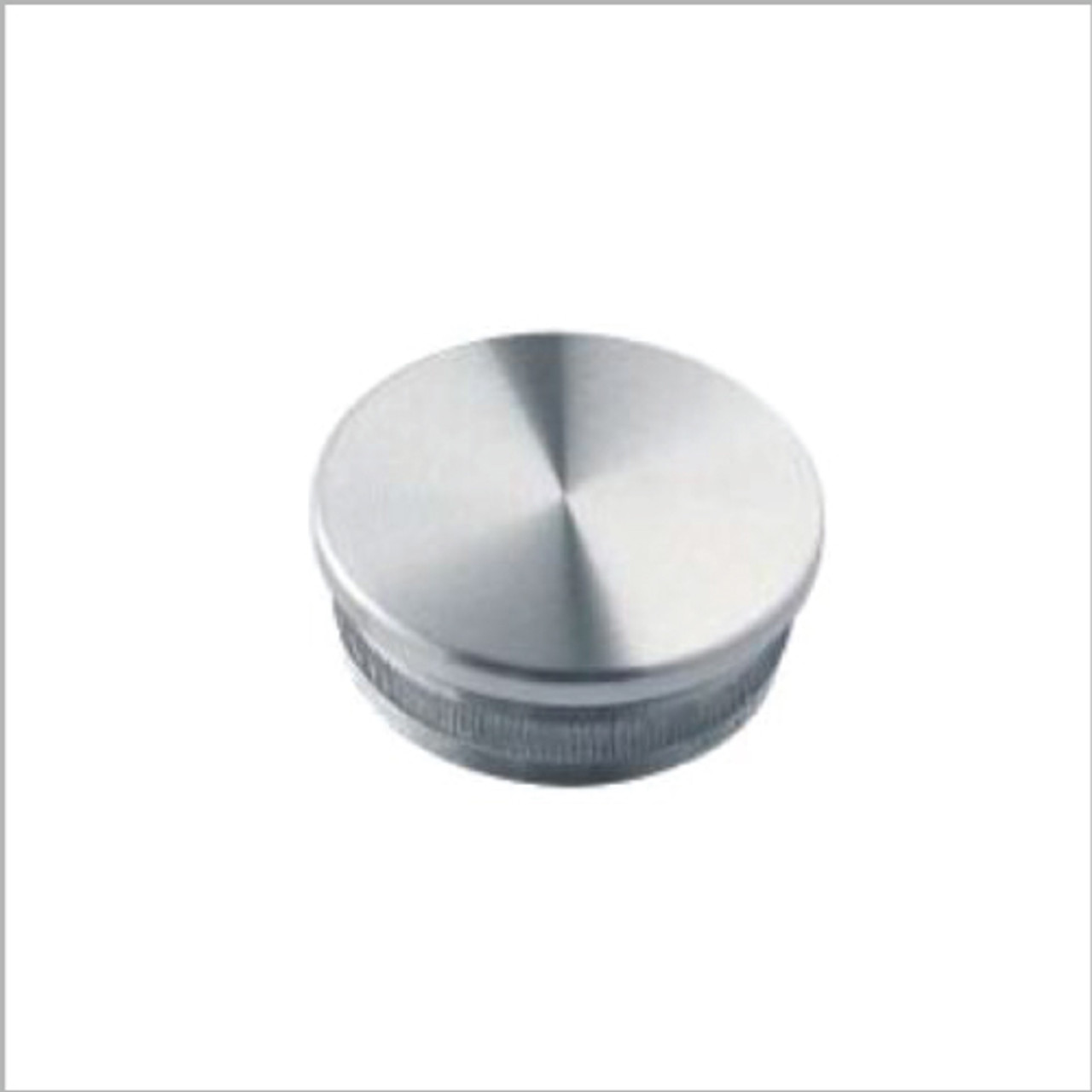 END CAP ROUND FLAT SS316 FOR 38.1 MM DIA PIPE