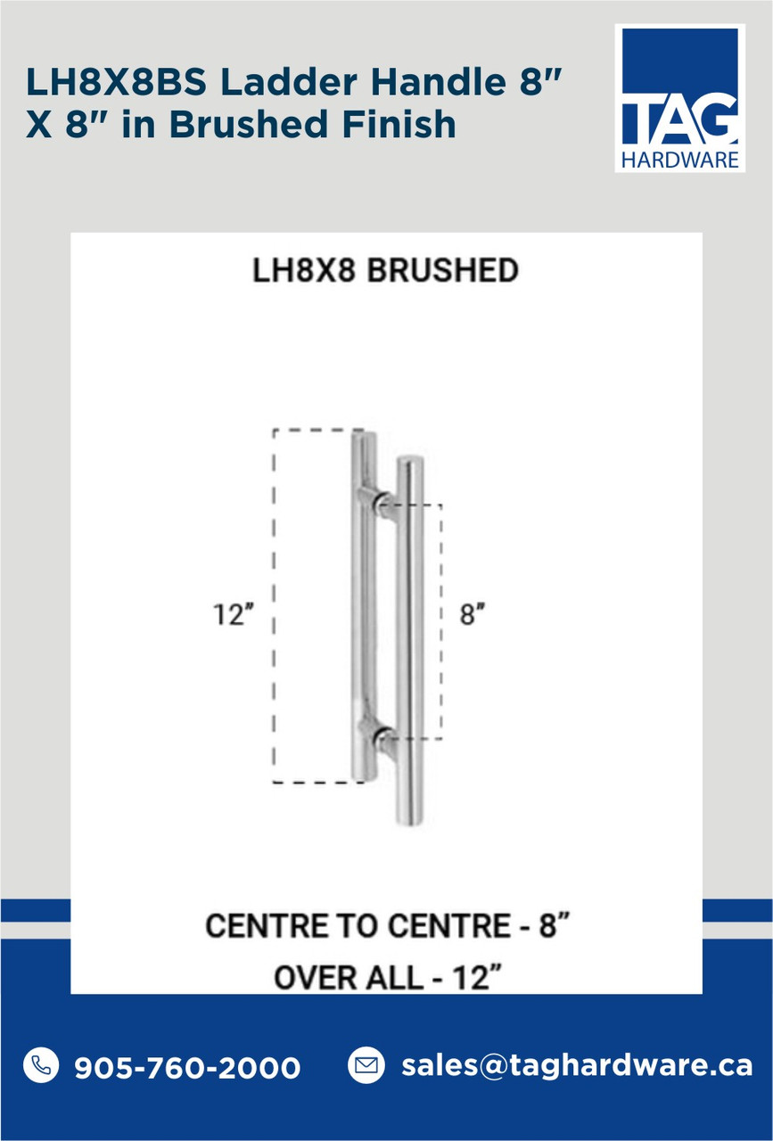 LH8X8 | Ladder Handle 8" X 8"