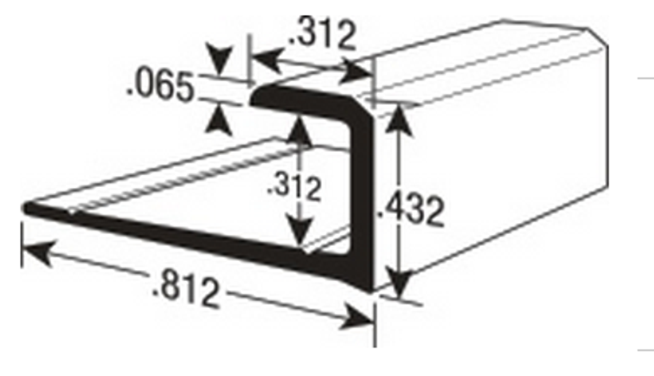 support for aluminum soffit channels