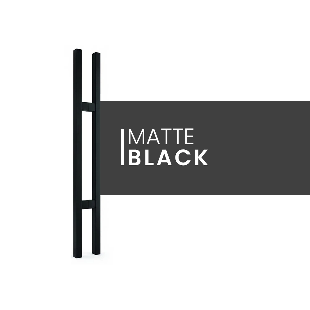 LHSQ | SQUARE LADDER HANDLE IN MATTE BLACK
