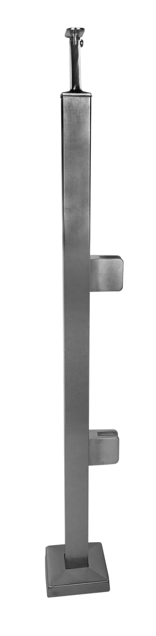 PS60584042EBS 42" SQUARE END POST SS316 in Brushed Finish