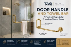 Door Handle and Towel Bar: A Practical Upgrade for Frameless Shower Doors