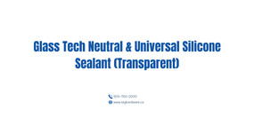 Glass Tech Neutral & Universal Silicone Sealant (Transparent)