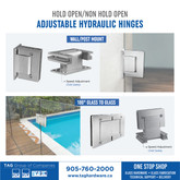 Secure Your Entrance with an Adjustable Hydraulic Hinge Secure Your Entrance with an Adjustable Hydraulic Hinge