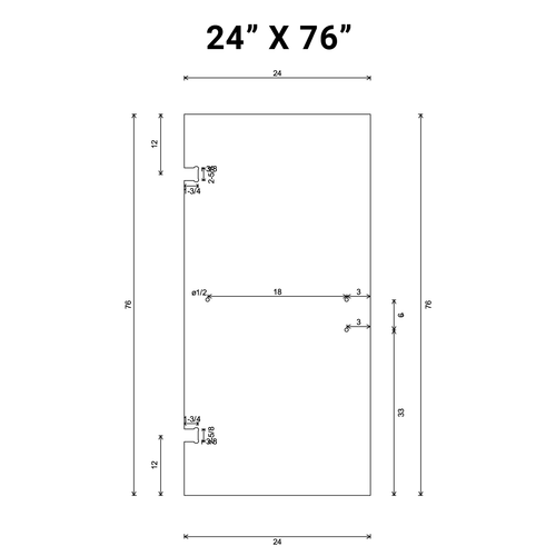 SD7624-3H (24in X 76in)