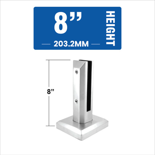 SP5SQ8ADJ | 8" HEIGHT | SQUARE SPIGOT FRICTION FIT