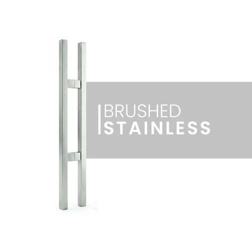 LHSQ | SQUARE LADDER HANDLE IN BRUSHED STAINLESS