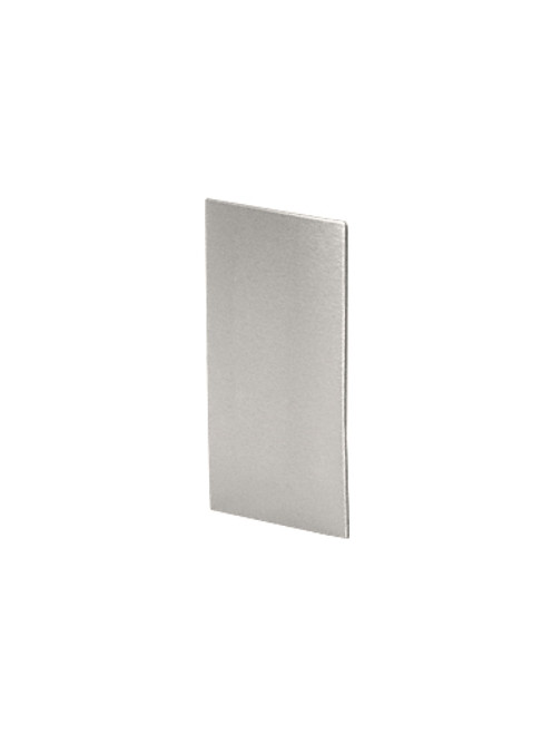 EC42524X2XXBS (Shoe Base) Brushed Stainless End Cap for Standard Square Base Shoe 