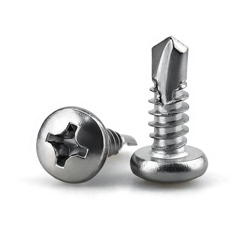 FA412x75STSADDL | SELF TAPPING SCREW | #12 X 3/4" | STAINLESS STEEL | PACK OF 10 PIECES (@)