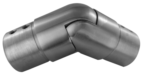 Elbow Adjustable Downward Connector For Slotted Handrail