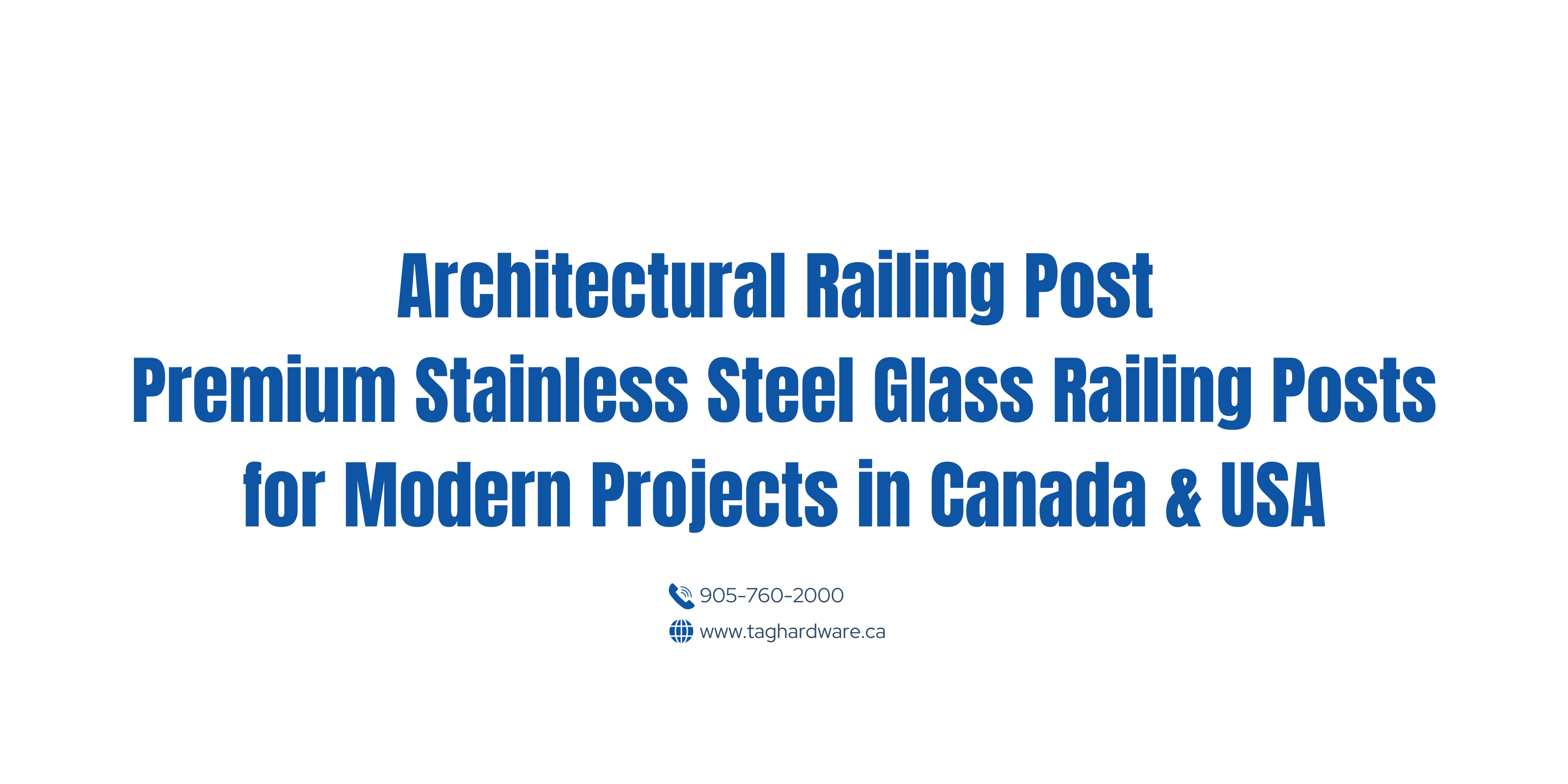 Architectural Railing Post | Premium Stainless Steel Glass Railing ...