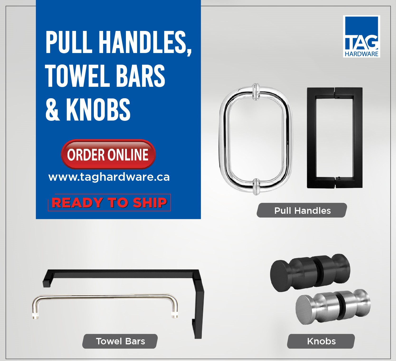 Shower Hardware Accessories by TAG Hardware TAG HARDWARE