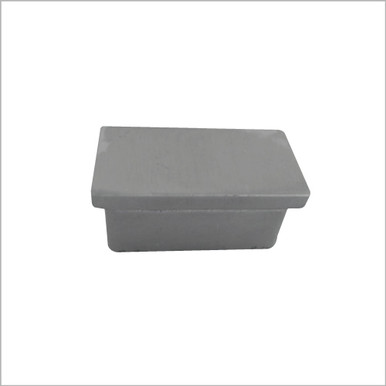 Embout Noir Riggatec Pour Tube Carré 50x50mm - Profondeur 3-5mm, Plastique PE, Protection Et Finition - 3