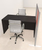 One Person Workstation w/Acrylic Aluminum Privacy Panel, #OT-SUL-HPO88