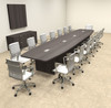 Modern Boat Shapedd 18' Feet Conference Table, #OF-CON-C137