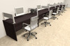 Six Person Modern Aluminum Organizer Divider Office Workstation, #OT-SUL-SPW19