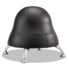 Runtz Ball Chair, 12" Diameter X 17" High, Black Vinyl, #SF-3645-BV