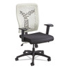 Voice Series Task Chair, Plastic Back, Upholstered Seat, Black Seat/latte Back, #SF-3974-LT
