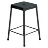 Counter-Height Steel Stool, Black, #SF-5494-BL