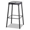 Bar-Height Steel Stool, Black, #SF-5495-BL