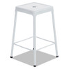 Bar-Height Steel Stool, White, #SF-5495-WH
