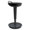 Adaptivergo Balance Perch Stool, Black With Black Base, #AL-1057