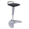 Adaptivergo Sit To Stand Perch Stool, Black With Silver Base, #AL-1066