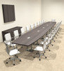 Modern Boat Shaped Steel Leg 24' Feet Conference Table, #OF-CON-CM78