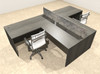 Two Person Modern Accoustic Divider Office Workstation Desk Set, #OT-SUL-SPRG75