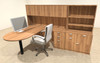 6pc L Shape Modern Executive Office Desk, #OT-SUL-L25