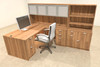 7pc L Shape Modern Executive Office Desk, #OT-SUL-L33