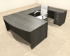 4pc U Shape Modern Executive Office Desk, #OT-SUL-U53