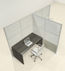 One T Shaped Loft Modern Office Home Aluminum Frame Partition / Divider / Sneeze Guard, #UT-ALU-P62-C