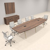 Modern Boat shaped 12' Feet Conference Table, #OF-CON-CW17