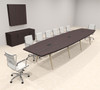 Modern Boat shaped 16' Feet Conference Table, #OF-CON-CW33