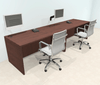 Two Person Modern Office Workstation Desk Set, #OT-SUL-SPN2