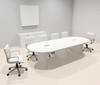 Modern Racetrack 10' Feet Conference Table, #OF-CON-CR1