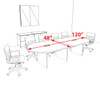 Modern Racetrack 10' Feet Conference Table, #OF-CON-CR2