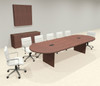 Modern Racetrack 12' Feet Conference Table, #OF-CON-CR13