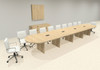 Modern Racetrack 20' Feet Conference Table, #OF-CON-CR43