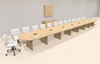 Modern Racetrack 30' Feet Conference Table, #OF-CON-CR83