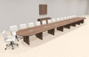 Modern Racetrack 30' Feet Conference Table, #OF-CON-CR84