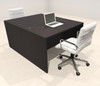 Two Person Modern No Panel Office Workstation Desk Set, #OT-SUS-FPN4